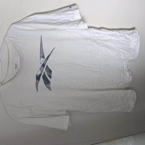 Reebok Classic Big Logo Tee White - Picture 2 of 9